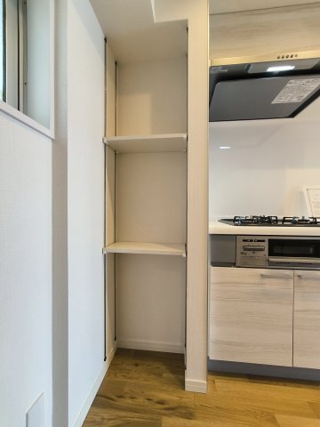 モアステージ吉川ライネスハイムD棟の収納|こまごまとしたものを収納できそうですね