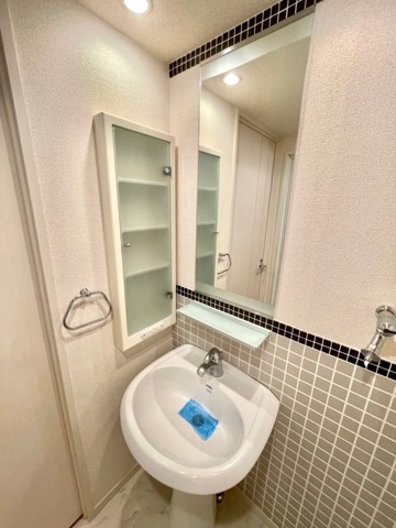 新品家具付きマンション神保町2(KaGood東京)の洗面所