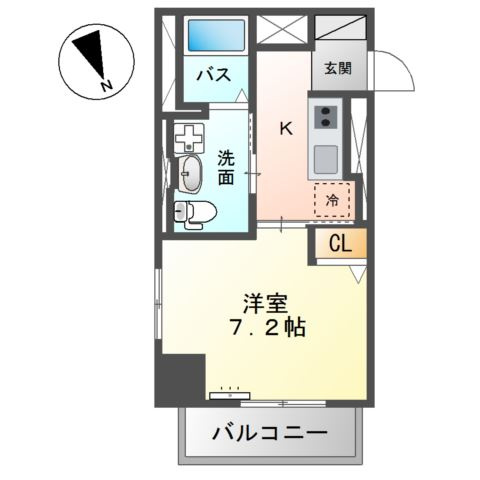 サンライズ昭和の間取り