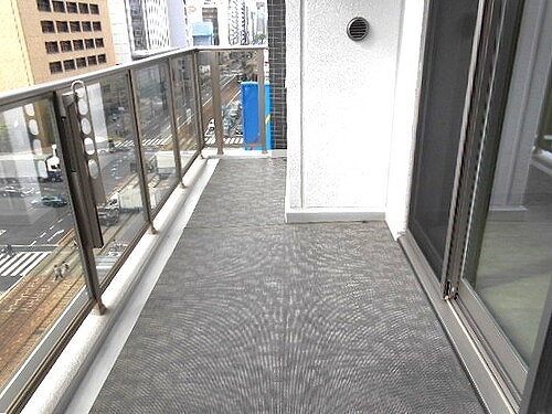 ライオンズ国泰寺グランアクシスのバルコニー|西向きバルコニー　※2021年5月撮影