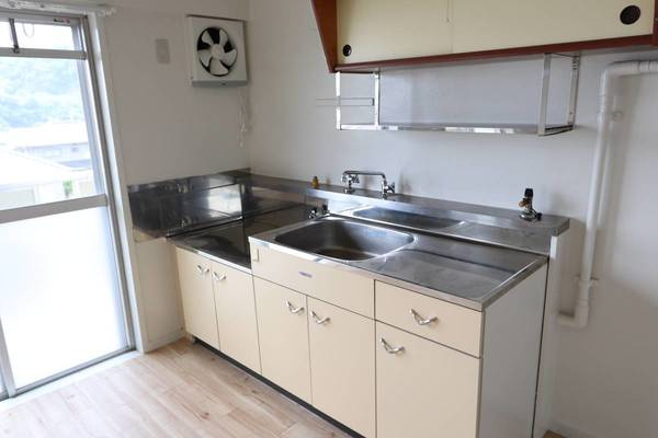 ビレッジハウス井口3号棟のキッチン|ビレッジハウスの同一物件・同一タイプの間取りの写真です