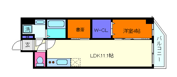 EｰC’estbien灘の間取り