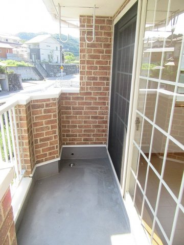 リバーサイド・ハーモニー　Ｂのバルコニー|バルコニー付きです