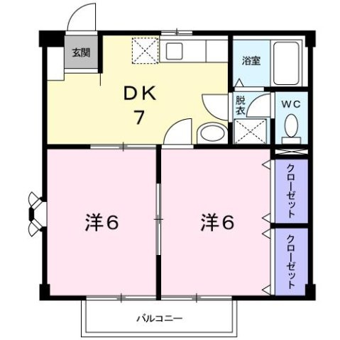 アーバンＦの間取り
