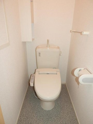 ラ・リズィエール　１番館のトイレ|落ち着いた色調のトイレです