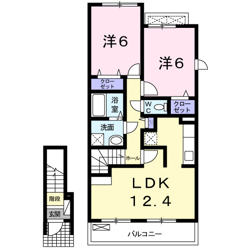アンフレッチェの間取り