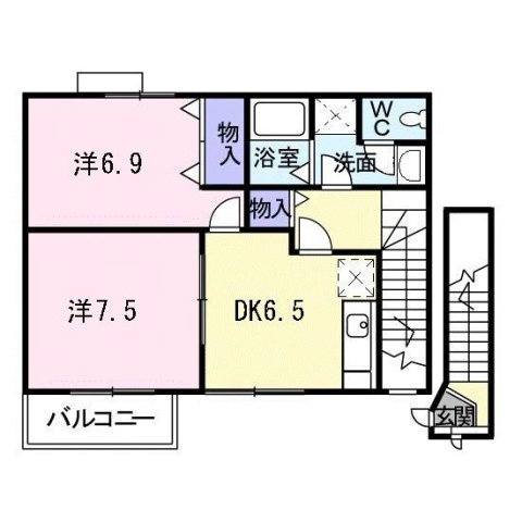 クィーンズコートの間取り