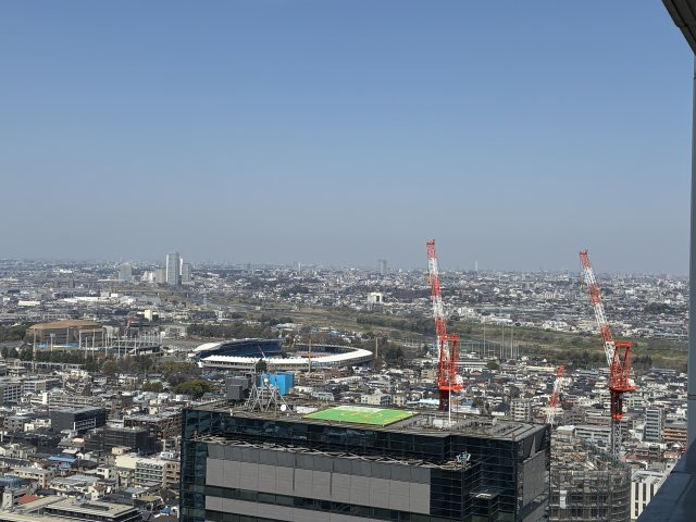 エクラスタワー武蔵小杉の展望|バルコニーからの眺め

