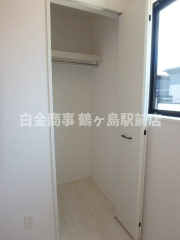 坂戸市仲町新築戸建の収納