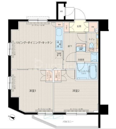 ルーブル中板橋六番館の間取り