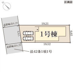 リーブルガーデン加古川市加古川町北在家4期の区画図