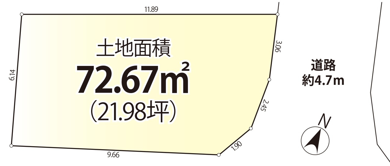 板橋区成増４丁目の売地の画像