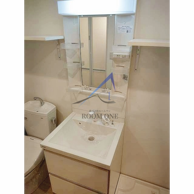 メゾン赤羽の洗面所|洗面台です。