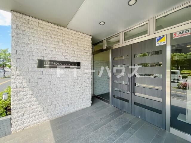レジディア船橋Ⅱのエントランス