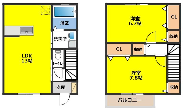 ルピナスの間取り