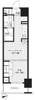 新品家具付きマンション元浅草5(KaGood東京)の間取り|※間取りと異なる場合は現状を優先します。