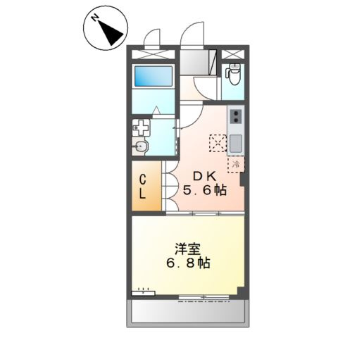 【間取り】 | 梅町マンション