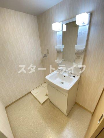 大阪市淀川区塚本４丁目の賃貸マンションの洗面所