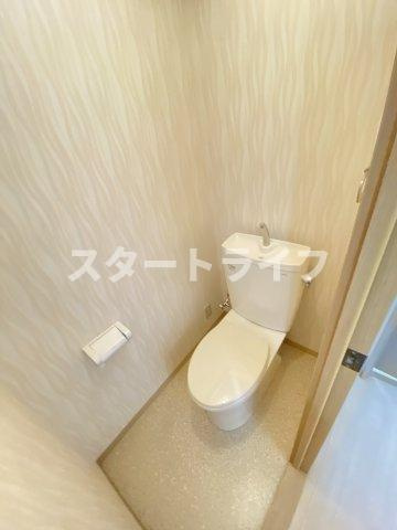 大阪市淀川区塚本４丁目の賃貸マンションのトイレ