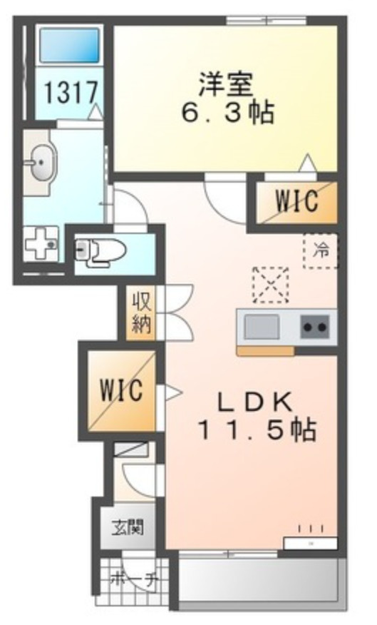 アクロポリスⅦの間取り