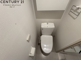 ゆったり落ち着けるトイレです