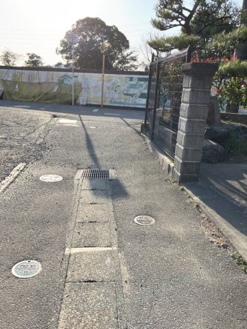 碧南市本郷町の前面道路含む現地写真|北側前面道路