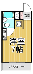 甲子園上鳴尾シティハウスの間取り