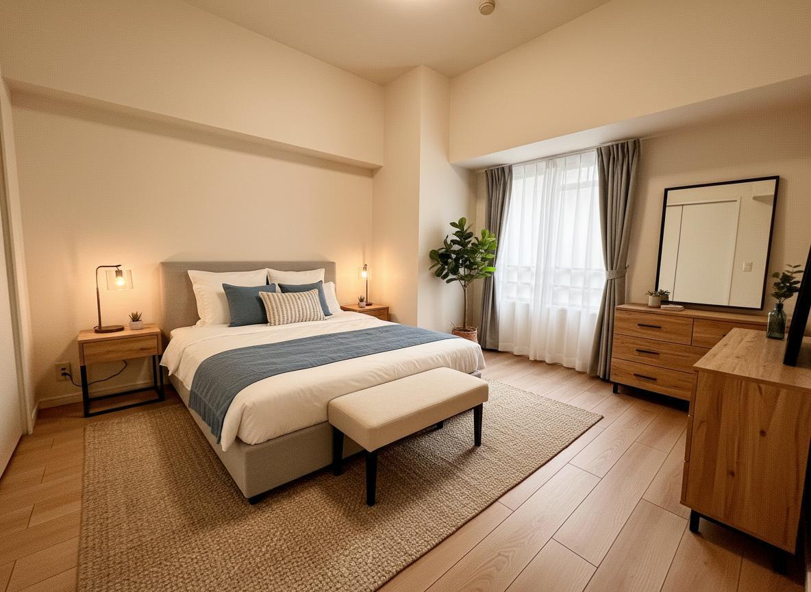 プルミエール入間シティの寝室|5.8帖の洋室は主寝室としてもバッチリ♪