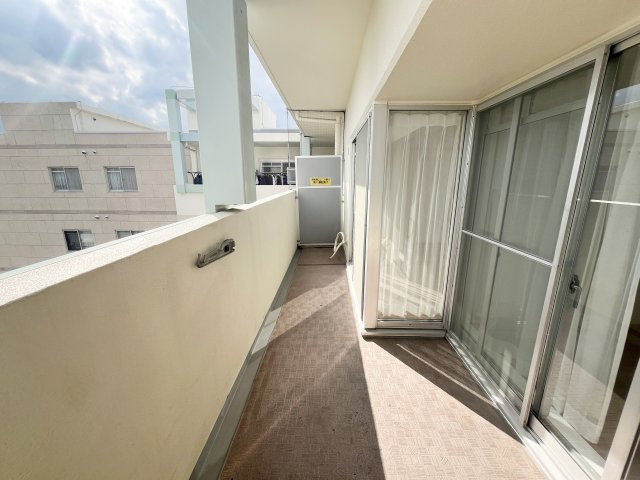 プルミエール入間シティのバルコニー|最上階のため日当たり良好♪