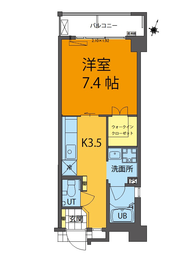 レジデンス森山の間取り