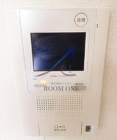 ステージファースト東十条のセキュリティ|モニター付きインターホンです。