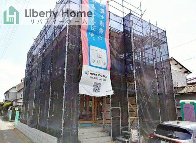 土浦市都和第3　新築戸建の前面道路含む現地写真