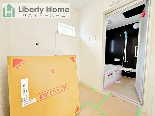 土浦市都和第3　新築戸建の脱衣所
