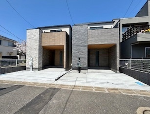 練馬区桜台2丁目 全2棟 B号棟の外観|堂々完成につきご内覧いただけます
建物面積112.72㎡のゆとりある空間設計の家