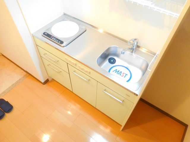 高槻市野見町の賃貸マンションのキッチン