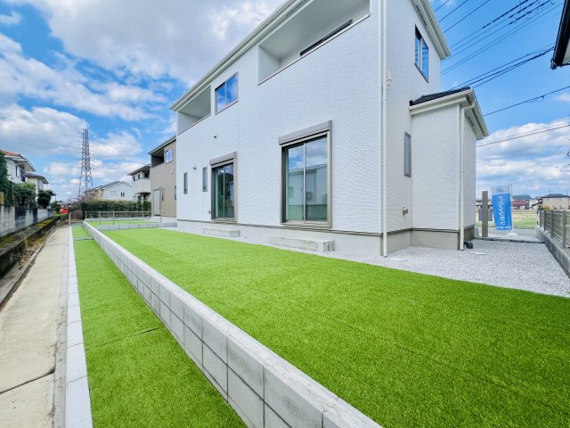 高崎市倉賀野町の庭|BBQなども楽しめるお庭のスペース♪