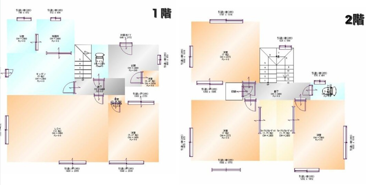 【中古戸建】児玉郡上里町大字七本木の間取り|■間取り図｜敷地面積：183.00（約55.35坪）　建物面積：106.81（約32.3坪）