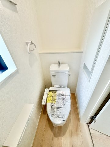 野田市上花輪第20　新築戸建　1号棟の内観：施工例|現状と異なる場合がございます。（トイレ）