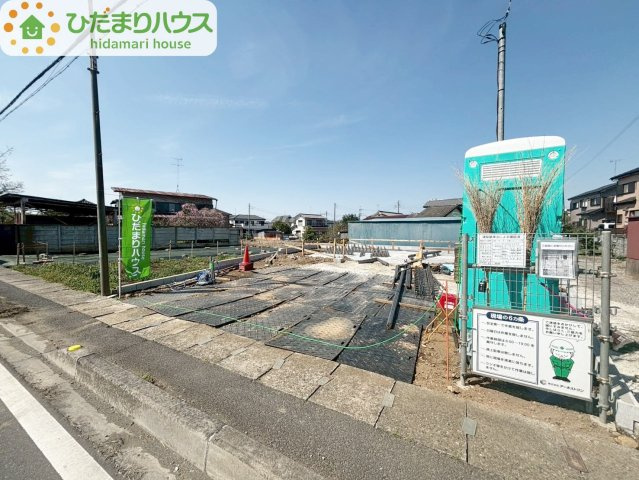 野田市上花輪第20　新築戸建　1号棟の駐車場|現地写真です(^^)/2026年6月完成予定です！！