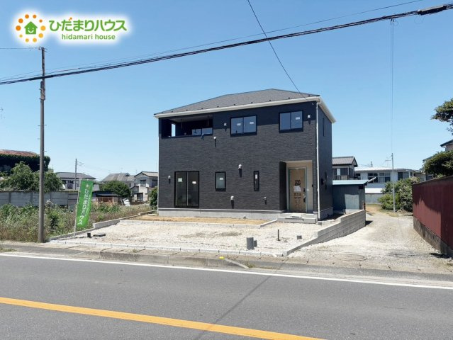 野田市上花輪第20　新築戸建　1号棟の前面道路含む現地写真|接道：南側幅員約10.62ｍ公道