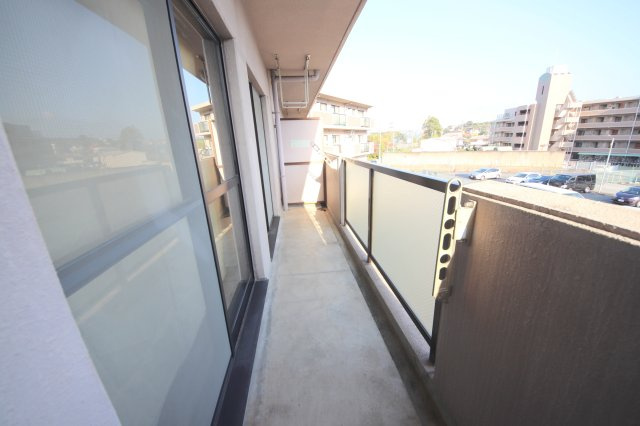 ツインコート帝塚山のバルコニー