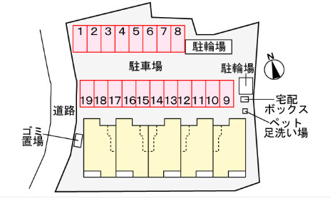 ソラティオの区画図