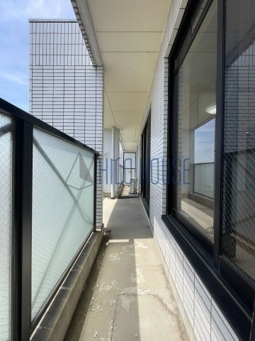 ハイツ南のバルコニー