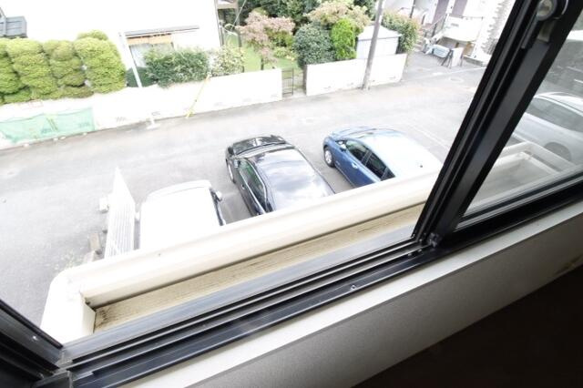 エレガントミヤⅡのバルコニー