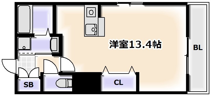 浪速コートの間取り