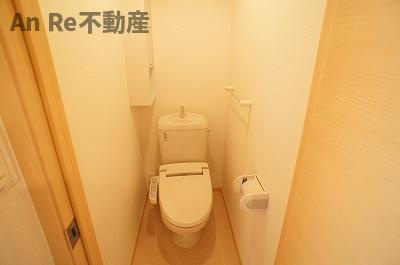 川口市大字安行北谷のアパートのトイレ