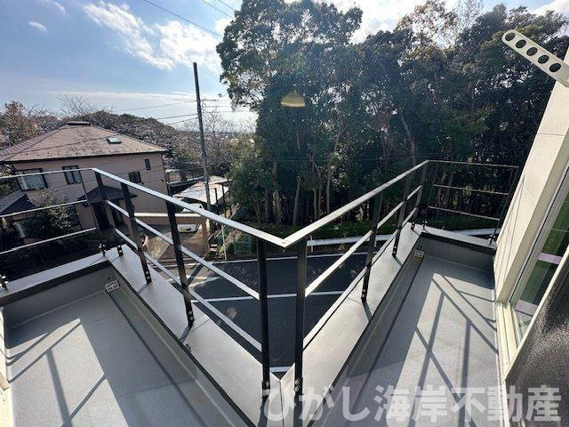 藤沢市片瀬山１丁目　新築戸建　全2棟のバルコニー|バルコニー