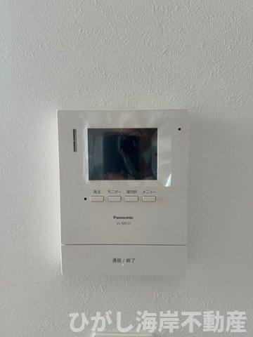 藤沢市片瀬山１丁目　新築戸建　全2棟のセキュリティ|TVモニター付きインターフォン