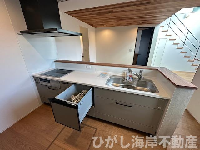 藤沢市片瀬山１丁目　新築戸建　全2棟のキッチン|キッチンスペース