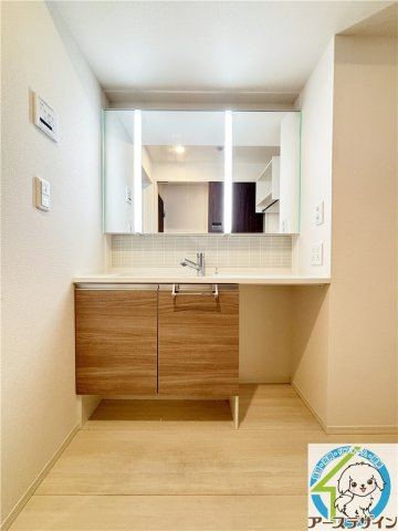Jソレイユ錦ヶ丘の独立洗面台|※類似部屋